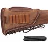 TOURBN Tela e Pelle Fucile Buttstock Guancia Recoil Pad Custodia per Munizioni da 6 Colpi