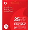 Vodafone Pagamento anticipato S 12 GB + 300 minuti (nazionali e internazionali) Roaming Europa USA
