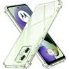 iVoler Cover per Motorola Moto G54 5G, Custodia Trasparente per Assorbimento degli Urti con Paraurti in TPU Morbido, Sottile Morbida in Silicone TPU Protettiva Case