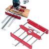 Candeon Guida per Perforazione, Kit Maschera Di Centraggio Autocentrante Dima per Spinatura Legno, Elliptical Guida Di Foratura Maschera per Mortasa E Tenone per Fresatrice per Lavorazione Del Legno