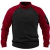 Maisley Uomo Giacche di Pile da Escursionismo Felpa Tattica da Uomo Tactical Fleece Felpa Antivento in Pile Militare Pullover Antivento e Caldo Maglie Tops Senza Cappuccio