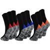 Socksberg Calze da Lavoro Lunghe per Uomo (12 Paia) | Anti Sudore, Durevoli, Senza Pelucchi | Calde Invernali ed Estive | 39-42