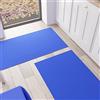 PETTI Artigiani Italiani - Tappeto Cucina, Passatoia Cucina, Tappeto Cucina Lavabile Antiscivolo, Tappeto Runner Cucina, Tappeto Tinta Unita 52x340 cm Blu Elettrico, 100% Made in Italy