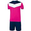 Givova KITC63, Kit Campo Fluo Unisex - bambino, Fuxia Fluo/Blu, 2XS