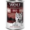 Wolf of Wilderness Junior Red Meat Ruby Midnight 6 x 400 g umido per cane - 6 x 400 g