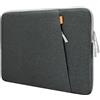JETech Custodia Laptop per MacBook Neo (A18 Pro), 14 Pollici MacBook Air/Pro, MacBook Pro M1-M5 2021-2026, Impermeabile Custodia Borsa con Tasca (Grigio Scuro)