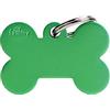 My Family MyFamily Medaglietta per Cane Made in Italy, Osso Grande, Targhetta Cane, Smaltata a Mano in Metallo, Collezione Basic, 38x25 mm