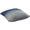 Fashion Commerce Cuscino Tessuto Denim Slavato, Jeans, 44x44x15 cm