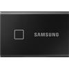 SAMSUNG SSD Esterno SAMSUNG Portable T7 Touch 2TB Nero USB-C 3.2 Gen 2 (10 Gbit/s)