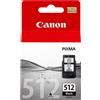 Canon Cartuccia d'inchiostro Canon nero PG-512 2969B001 ~401 pagine 15ml