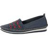 Andrea Conti Ciabatte Donna, Mocassino, D Blu Rosso, 42 EU