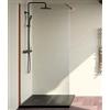 Tamanaco Parete Doccia Walk in 80 8MM Profilo Bronzo