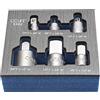 CCLIFE Set Di Adattatori Chiave a Cricchetto, 6 Pezzi Set Da 1/4' 3/8' 1/2' 3/4'