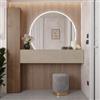 DEGHI Mobile ingresso reversibile 166x185h cm colonna mercure e pensile argilla - Clary