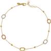 Gioielleria Lucchese Oro Bracciale Donna Oro Giallo Bianco Rosa GL101439