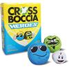 Crossboccia Doublepack Heroes Mexican & Dude Gioco Bocce, 2x3 Bocce com Design Diverso, Pieni di Granuli, Set per 2 Giocatori, Include Boccino, 970827