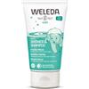 Weleda Kids Mighty Mint 2in1 doccia crema e shampoo 2in1 alla menta 150 ml per bambini