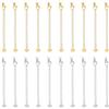 UNICRAFTALE 20 pz 2 Colori 50 mm 304 Set di Catene di Estensione in Acciaio Inossidabile Catene di estremità Code di Estensione con Fermagli e Estensore per Catena con Ciondolo A Cuore Piccolo