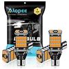 Alopee T15 Lampadina W16W 921 912 T10 Ambra/Giallo 800 lumen 12V-18V Estremamente Luminoso Nessuna Polarità Canali AK-4014 45pcs Chipset LED Lampadine Auto Luce lampadina retromarcia 4pc