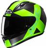 HJC Casco C10 TEZ Nero Verde Fluo HJC L