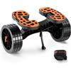 VEVOR Carrello Porta Barca Kayak in Alluminio con Ruote Pneumatiche Carico 145kg