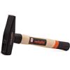 Mivos Martello da fabbro 300 g con testa martello forgiata e manico in legno - Martello ingegnere 300 g di peso della testa - Utensile per fabbro - Martello in acciaio - Martello da officina - DIN