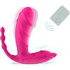 Paloqueth Wearable Panty 3-in-1 G-Spot & Tapping Vibrator with Remote Control Pink