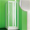 Forte Box doccia 75x75 CM in Acrilico mod.Giove con apertura a libro