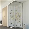 Idralite Box Doccia 70x110 AP. 110 CM H198 stampato C mod. Cristal Duo 2 Ante