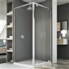 Idralite Box Doccia 75x120 AP. 120 CM H185 stampato C mod. Sintesi Duo 2 Ante