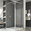 Idralite Box Doccia 75x120 AP. 120 CM H185 trasparente mod. Sintesi Duo 2 Ante