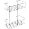 Metaform Cestello doccia rettangolare doppio Acciaio Inox mod. Thin Line