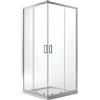 Idralite Box Doccia Rettangolare 75x90 H185 Trasparente 6mm mod. Ready