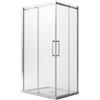 Idralite Box Doccia Rettangolare 90x100CM H200 Vetro Trasparente 8mm Sinistra con EasyClean mod. Prime Corner