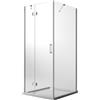 Idralite Box Doccia 75x90 CM H190 Trasparente con Easyclean mod. Flip Anta + Fisso