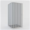 Idralite Box doccia a soffietto in PVC 75x75 cm H 185 mod. Aster con apertura laterale