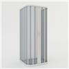 Idralite Box doccia a 3 lati in PVC a soffietto 90x100x90 cm H 185 mod. Narciso con apertura centrale