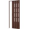 Pinto Porta a soffietto da interno in kit con vetri in PVC Noce 82x220 cm mod. Sonia