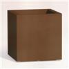 Tekcnoplast Vaso Cube In Resina Quadrato H40 Bronzo 40x40Cm mod. Cube Quadrato