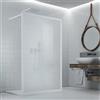 Forte Parete doccia Walk-in Free 120 CM H 190 in Acrilico mod. Beatrix Centrale