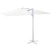Vacchetti Ombrellone palo inclinabile in Alluminio Bianco 3x4 m 2,75 m mod. Michigan