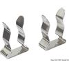 OSCULATI Coppia di Clips in Acciaio Inox 25/32 mm