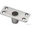 - Boccola per Scalmi in Ottone Cromato Quattro Fori 60 x 35 mm
