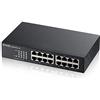 ZyXEL Switch non gestito Gigabit Ethernet a 16 porte, design senza ventola [GS1100-16v2] GS1100-16-EU0102F a 16 porte v2
