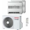 Toshiba Condizionatore Toshiba Console J2 dual split 9000+9000 BTU inverter A++ unità esterna 4,0 kW codice prodotto RAS-2M14G3AVG-E-RAS-B10J2FVG-E-2