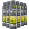 Dove Men+Care Deodorante Spray Sport Active, con 1/4 di Crema Idratante, Deodorante Uomo Antitraspirante Senza Alcol, Aiuta a Ridurre le Irritazioni, Fino a 48 Ore di Protezione, 6 pezzi da 150 ml