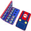 RREAKA Switch Game Case for Nintendo Switch/OLED/Lite, 24 Slots Switch Game Cartridge Holder, Portable Switch Card Storage Case with 24 Slots for Switch Games Card and Micro SD Cards, Mario Overall