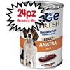 MONGE FRESH CANE ADULTO UMIDO 400 G BOCCONI IN PATE' ANATRA PREZZO A LATTINA
