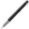 Lamy Studio 069 - Penna stilografica in acciaio inox con finitura laccata nero-verde con manico in acciaio inox lucidato, molla in acciaio argentato lucidato, spessore piuma EF
