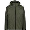 CMP, Giacca Uomo Zip Hood Staccabile Inn.Jacket, Antracite-Nero, 48